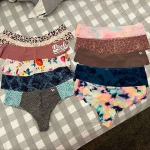 Victorias Secret PINK No-Show Panties (L) NWOT